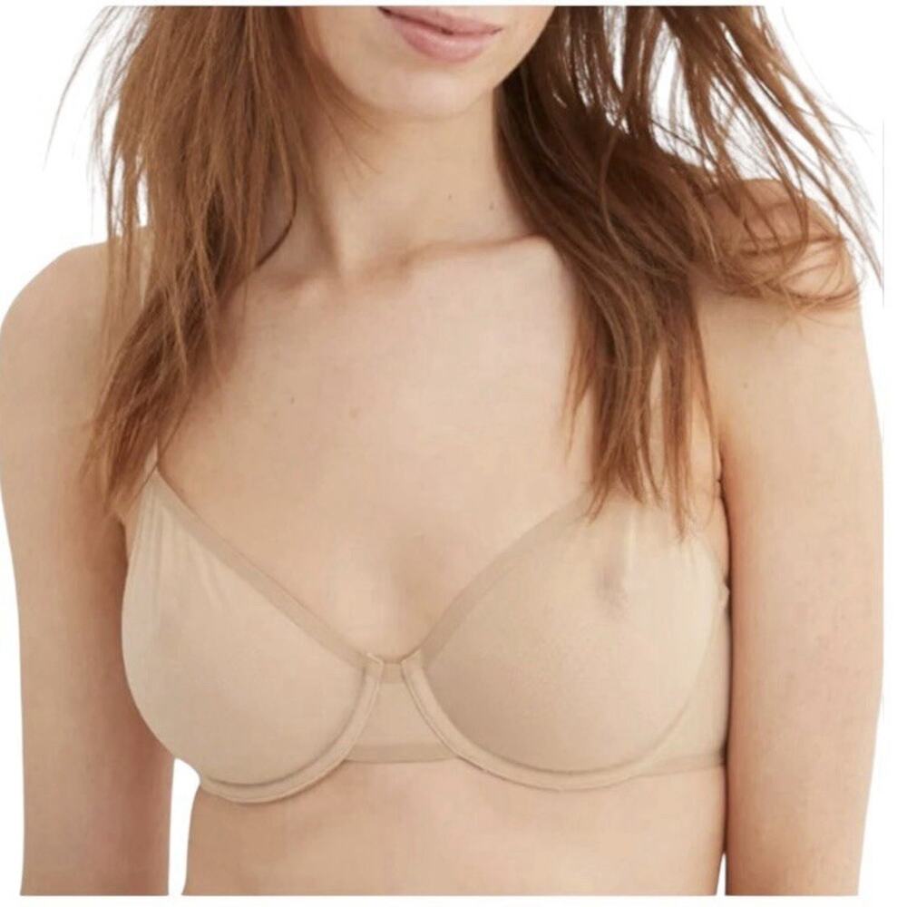 Aerie Smoothez 32B Nude Balconette Bra Smooth Underwire Everyday NWT